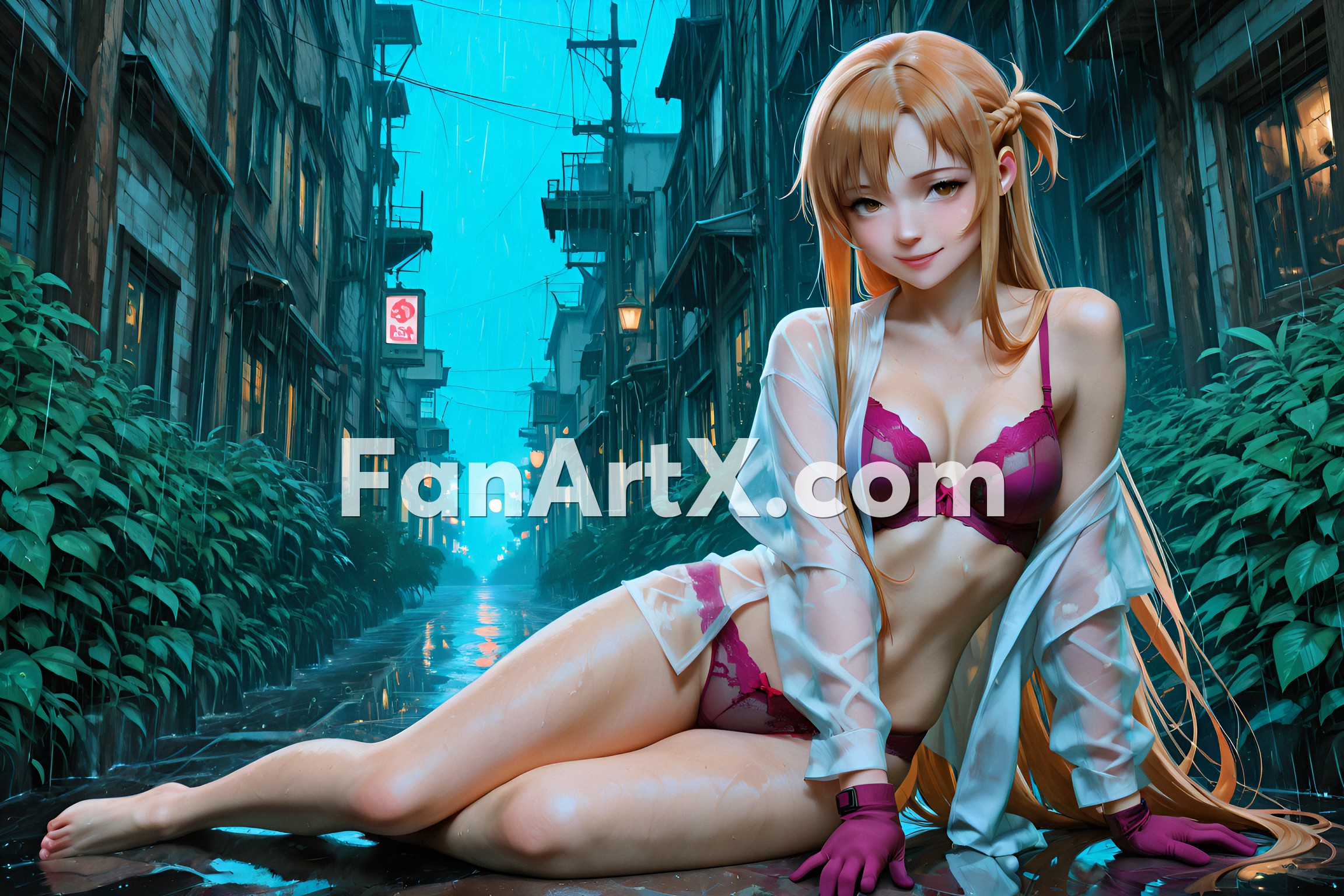 Sao Asuna Yuuki Fanart - Sword Art Online character 4738918